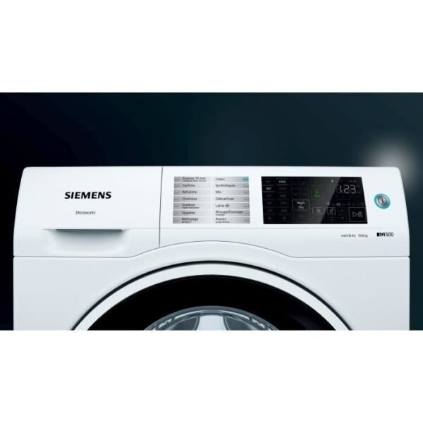 Lave-Linge Sechant Siemens Wd4hu560ff  - 10 Kg Lavage Et 6 Kg Sechage - 1400 Tr/Min - Classe Aaa - Blanc – Image 3