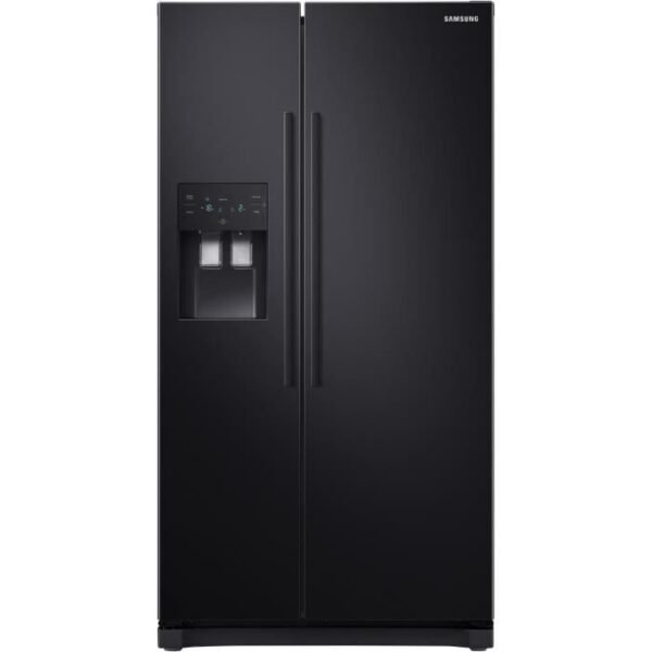Réfrigérateur Américain Samsung RS50N3503BC - 501 L (357 + 144 L) - Froid Ventilé - A+ - Noir