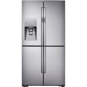 Refrigerateur Americain - 564l (361 + 203 L) - Froid Ventile-A+ - L 90,8 X H 182,5 Cm - Inox Anti Trace   Samsung Rf56j9040sr -