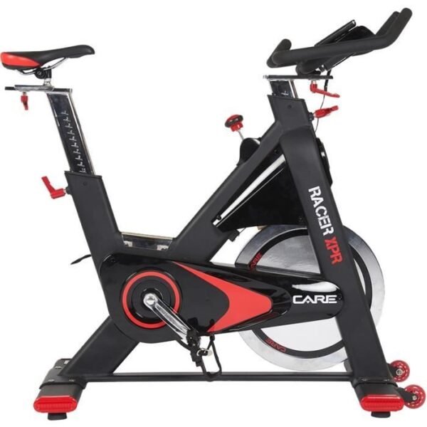 Vélo de biking CARE Racer XPR – Électronique, roue d'inertie 24 kg, écran LCD