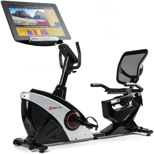 Vélo semi-allongé Hop-Sport Helix HS-070L avec freinage magnétique et ordinateur multifonction