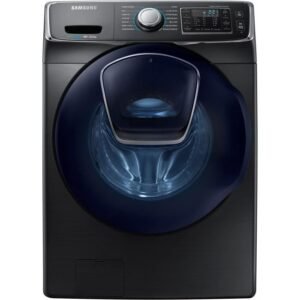 Lave Linge Frontal Maxi Capacité 16kg-1200 Tours -Moteur Induction-Eco Bubble-Addwash-Noir   Samsung Wf16j6500ev-