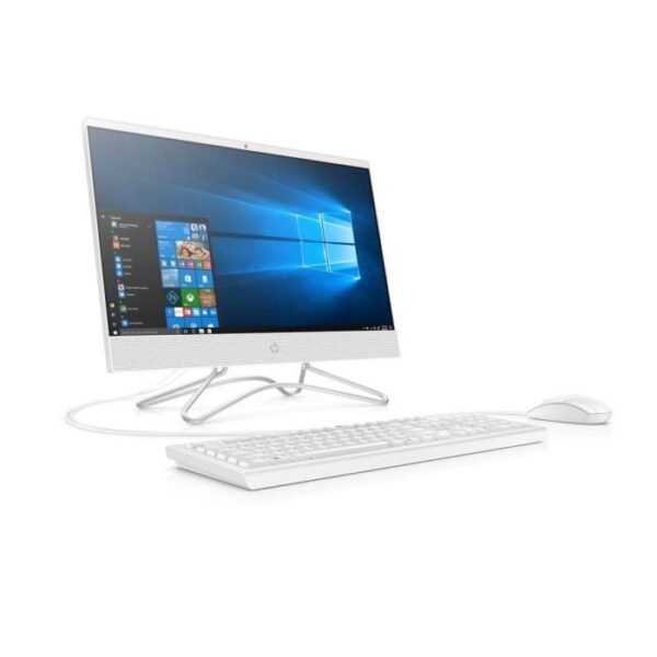 HP PC All-In-One – 21,5″ FHD UWVA – AMD A9-9425 – RAM 4 Go – Stockage 256 Go SSD + 1 To HDD – Radeon R5 Series – Windows 10