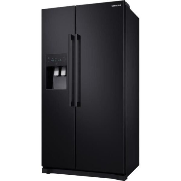 Réfrigérateur Américain Samsung RS50N3503BC - 501 L (357 + 144 L) - Froid Ventilé - A+ - Noir – Image 2