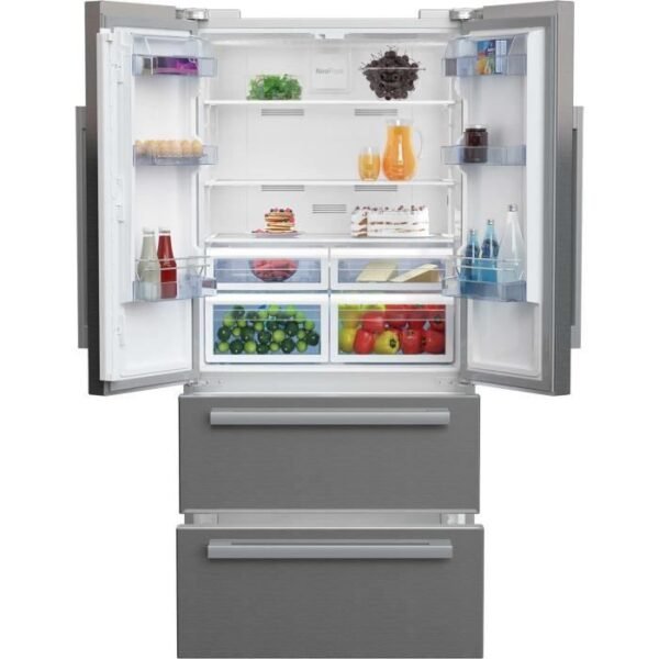Refrigerateur Americain Multi-Portes Gne60522x - 539l (387l + 152l) - A+  Beko – Image 2