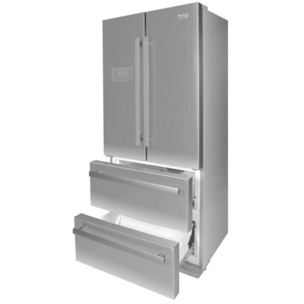 Refrigerateur Americain Multi-Portes Gne60522x - 539l (387l + 152l) - A+  Beko – Image 3
