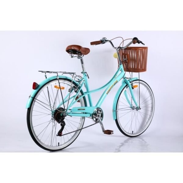 Vélo de ville Velobecane Paris 26" 7 vitesses - Couleur turquoise – Image 3