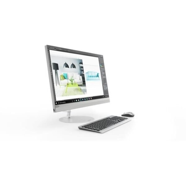 Ordinateur Tout-En-Un - Lenovo Ideacentre 520-27icb 27 Pouces Qhd - Core I5-8400t - Ram 8go - Disque Dur 1to - Windows 10 – Image 3