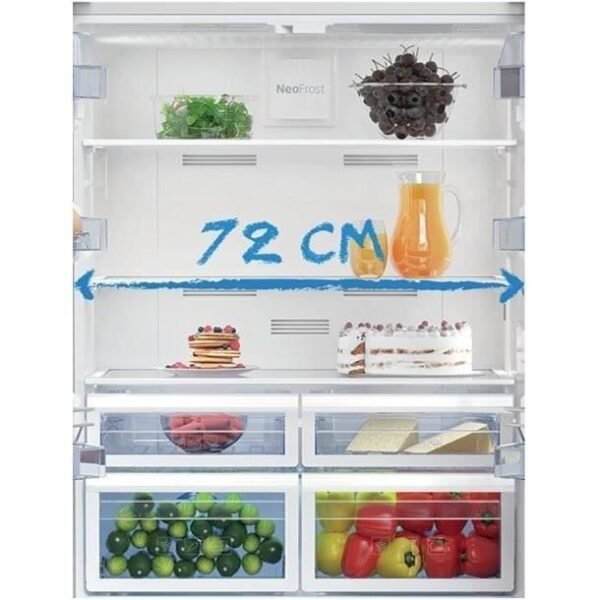 Refrigerateur Americain Multi-Portes Gne60522x - 539l (387l + 152l) - A+  Beko – Image 4